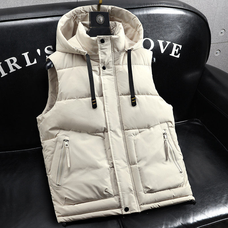 秋冬季连帽加厚保暖棉马甲男外穿学生背心男装休闲坎肩马夹外套潮,淘宝优惠券,粉丝福利购,淘宝优惠卷