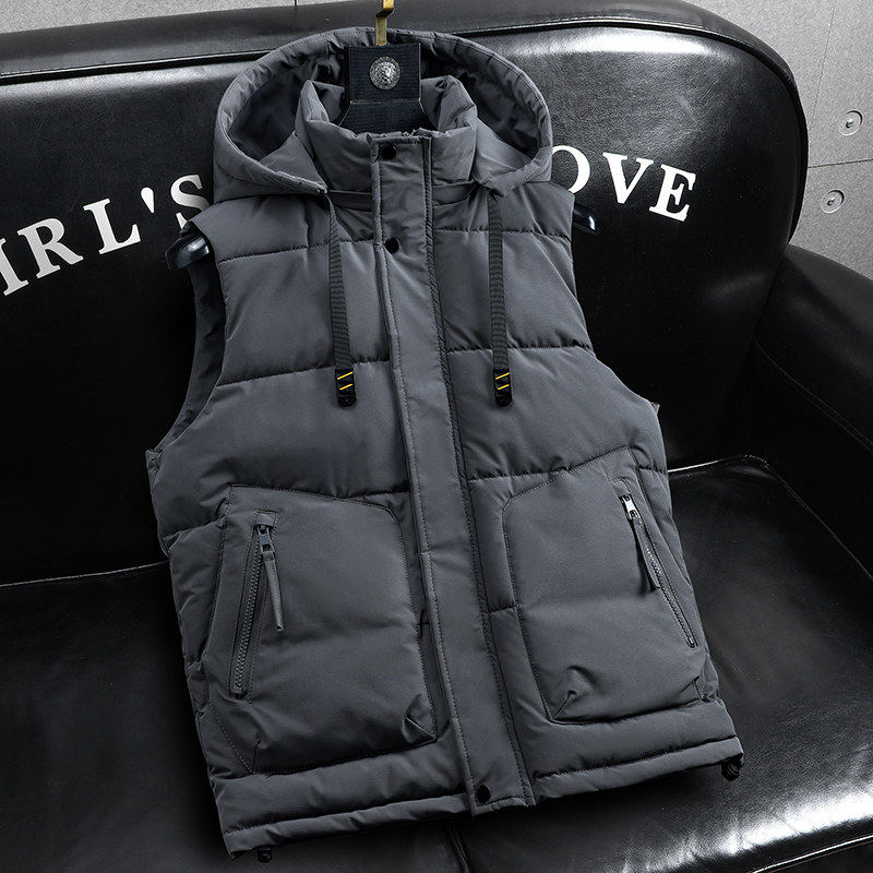 秋冬季连帽加厚保暖棉马甲男外穿学生背心男装休闲坎肩马夹外套潮,淘宝优惠券,粉丝福利购,淘宝优惠卷