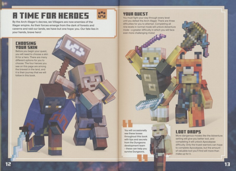 Guide to Minecraft Dungeons 我的世界地下城 英雄手册 官方指南 全新系列 创造力 想象力 8岁+ 英文原版进口图书