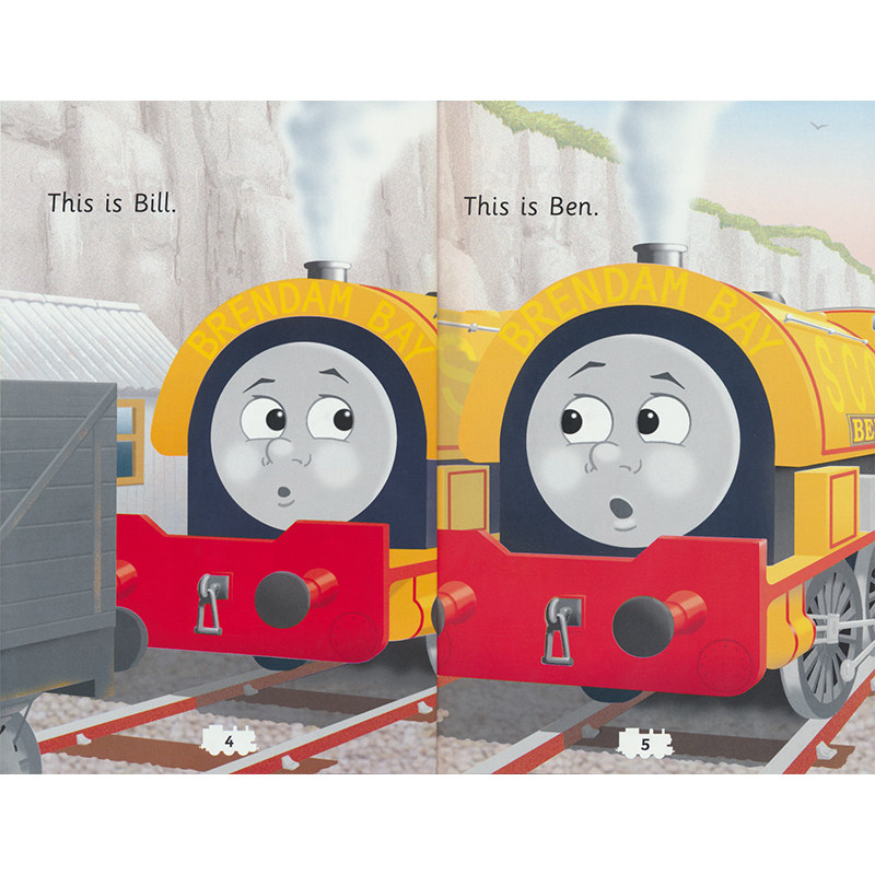 托马斯分级阅读入门级6册盒装 Thomas and Friends Reading Ladder Story 火车托马斯和朋友们英文绘本3-8岁英语故事书