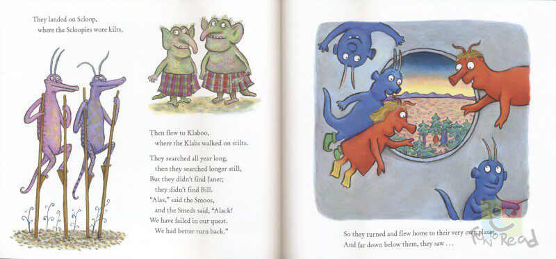 The Smeds and the Smoos 斯梅兹和斯莫思 英语韵律绘本 儿童读物 咕噜牛Julia Donaldson 茱莉亚唐纳森 英文原版进口图书