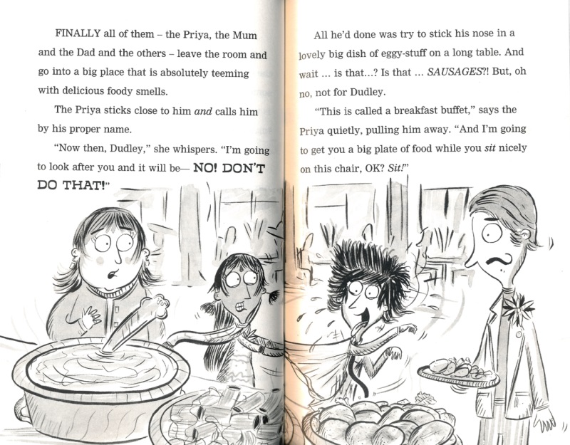 There's A Dog In My Brain! 我的脑袋里有只狗！儿童爆笑桥梁书 奇幻故事 英文课外读物 7-9岁 英文原版进口图书 - 图3