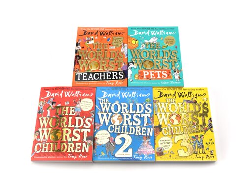 David Walliams The World's Worst Children teachers Pets 全世界糟糕的小孩老师宠物 大卫威廉姆斯英语桥梁章节书 英文原版进口 - 图2