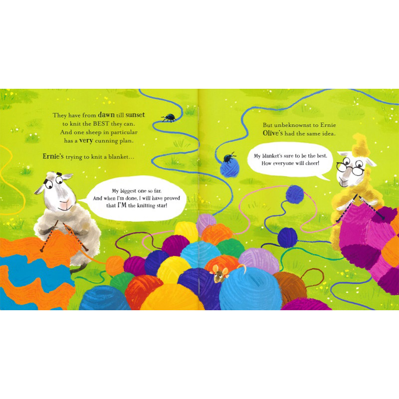 Usborne Sharing for Sheep 乐于分享的绵羊 尤斯伯恩 儿童教养绘本 品行情商 英语故事 幼儿故事图画书 英文原版进口图书