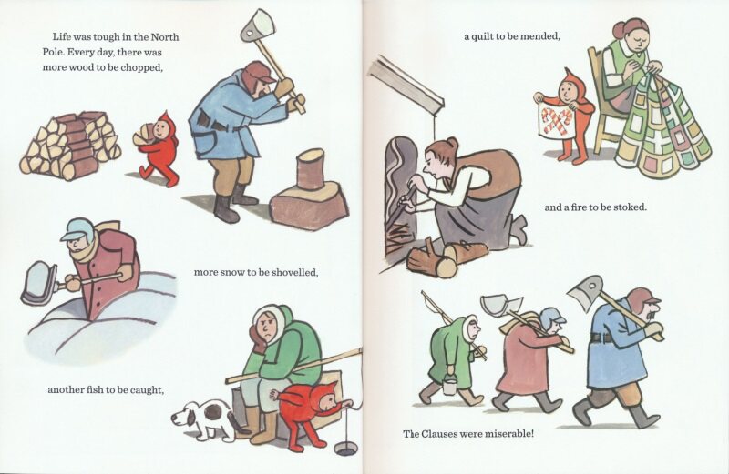Little Santa 当圣诞老人年纪还小的时候 美国图画书大师乔恩·艾吉绘本 圣诞故事 英语早教启蒙 亲子读物 英文原版进口儿童图书