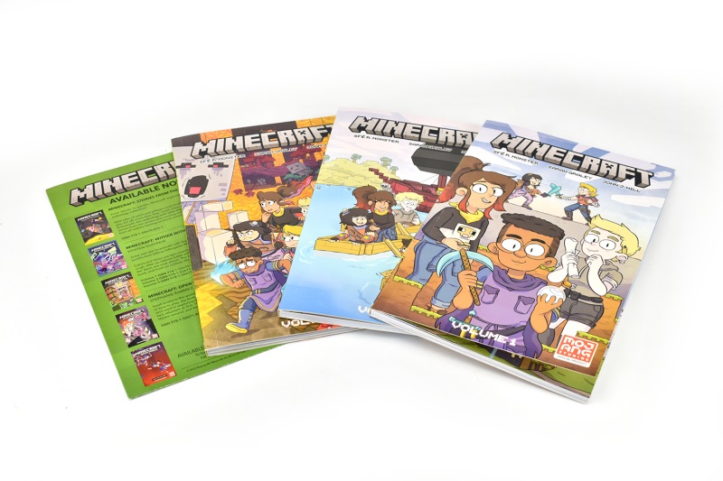 Minecraft Boxed Set Graphic Novels 我的世界 官方漫画书01-03 3册盒装 Minecraft 人气游戏 奇幻冒险 英文原版进口图书 - 图3