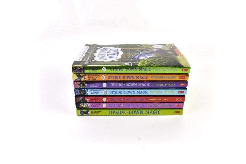 Upside-Down Magic Collection 失控的魔法1-8 幽默诙谐 地道英语 英文章节书 8-12岁 课外读物 英文原版进口儿童图书,淘宝优惠券,粉丝福利购,淘宝优惠卷