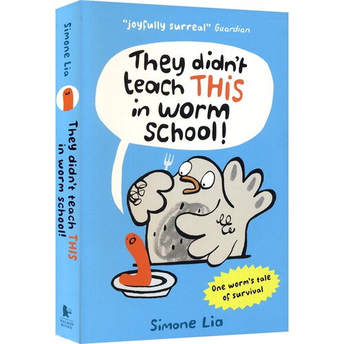 They Didn't Teach THIS in Worm School! The Secret Time Machine 幽默爆笑 初级章节桥梁书 图文并茂 英文原版进口儿童图书 - 图0