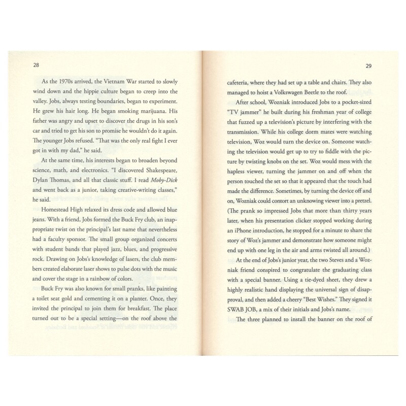 乔布斯传 Steve Jobs The Man Who Thought Different 思考与众不同的男人 全英文版商业人物传记 苹果教父 英文原版进口英语书籍