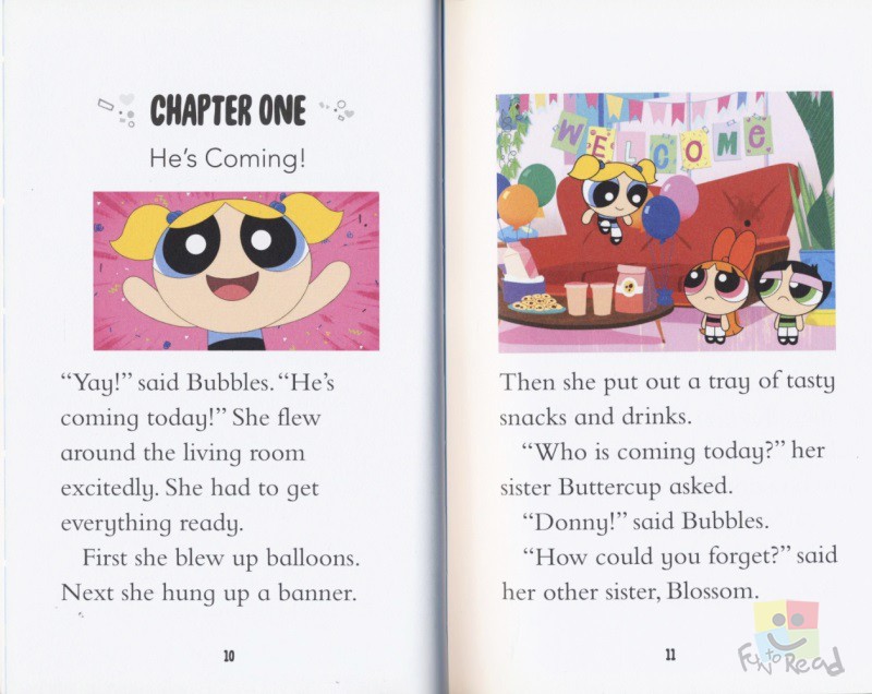 Bubbles's Unicorn Friend Book 1 (The Powerpuff Girls Early Reader) 泡泡的独角兽朋友 桥梁书 彩色插图 英文原版进口儿童图书 - 图2