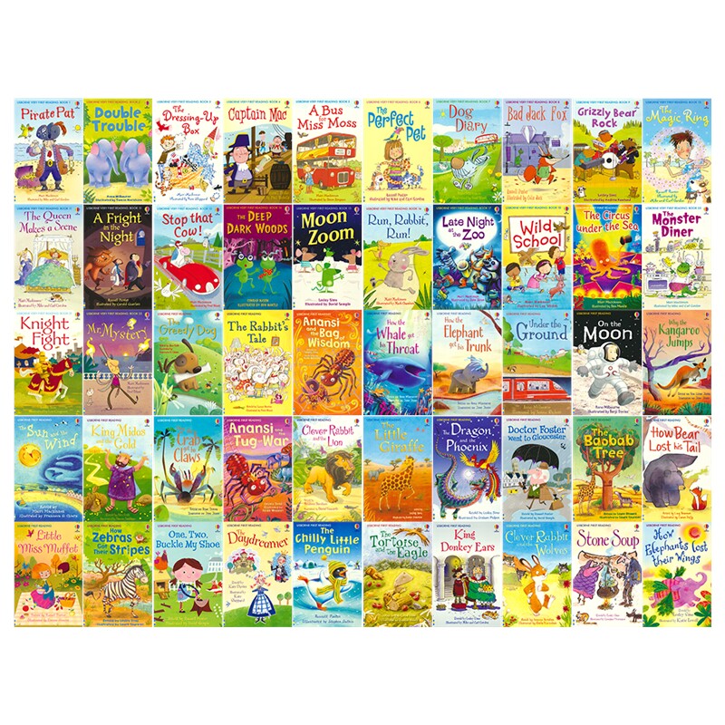 Usborne 我的第一二三四个图书馆全套180册 My First Reading Library 英文原版分级读物 6-12岁儿童英语故事绘本 桥梁章节书