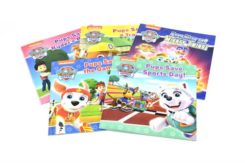 Paw Patrol The Mighty Twins  Save Ryder's Robot Sports Day 汪汪队立大功5册 儿童英语绘本冒险故事逆商培养 英文原版进口图书 - 图3