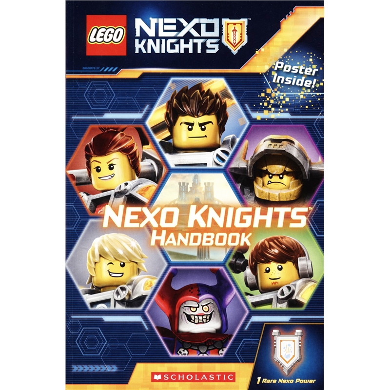 Scholastic Nexo Knights Handbook Nexo骑士手册 美国学乐 乐高人物手册 骑士王国 英文原版进口儿童图书 - 图0