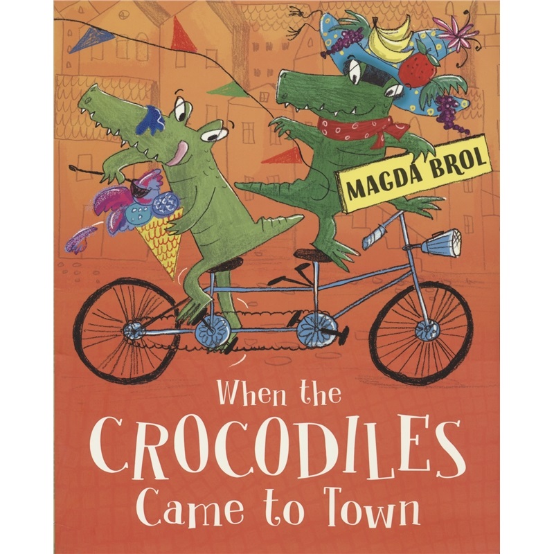 When the Crocodiles Came to Town 当鳄鱼来到镇上 亲子共读绘本 启蒙认知 情商管理 幼儿早教绘本 接受偏见与差异 英文原版进书 - 图0