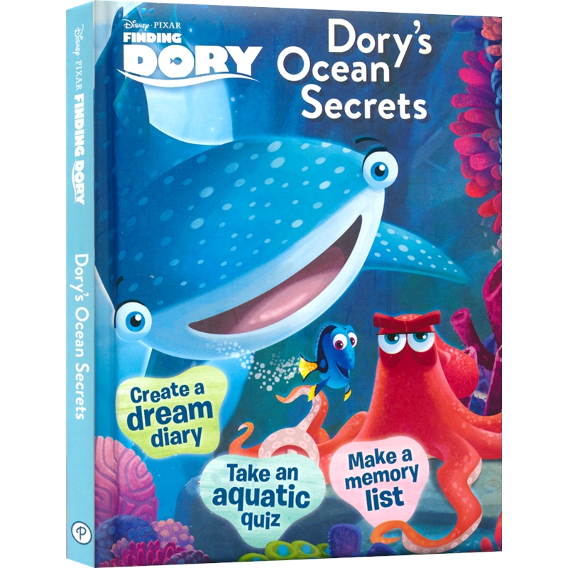 Disney Pixar Finding Dory Dory's Ocean Secrets 海底总动员2·多莉去哪儿 多莉的海洋秘密 故事绘本 英文原版进口儿童图书 - 图0