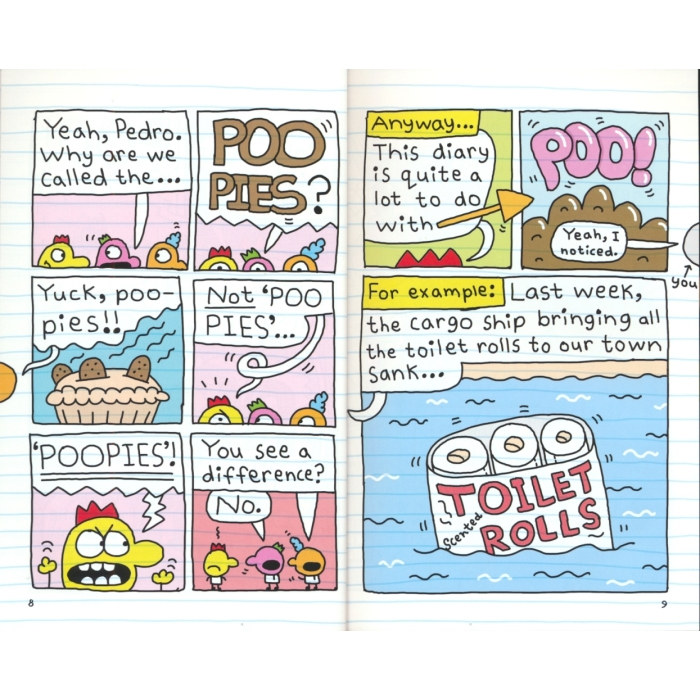 My Big Fat Smelly Poo Diary 我的臭便便日记1-2 漫画书 图像小说 桥梁书 Barry Loser 作者新作 英文原版进口儿童图书,淘宝优惠券,粉丝福利购,淘宝优惠卷