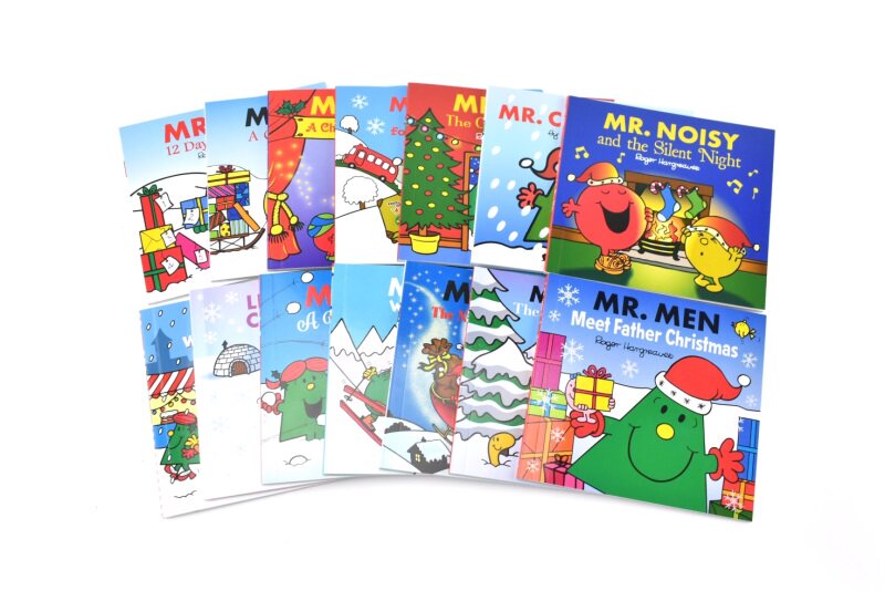 Mr. Men Christmas Collection 奇先生妙小姐 圣诞合集14册套装 情商管理 启蒙认知 儿童英语故事绘本 英文原版进口图书