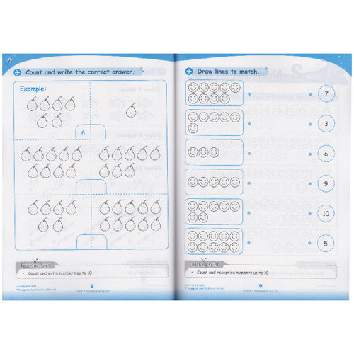 SAP Learning & Conquer Pre-School Mathematics 新加坡幼儿园数学练习册 学习+攻克系列7册套装 英文原版进口教辅 - 图3