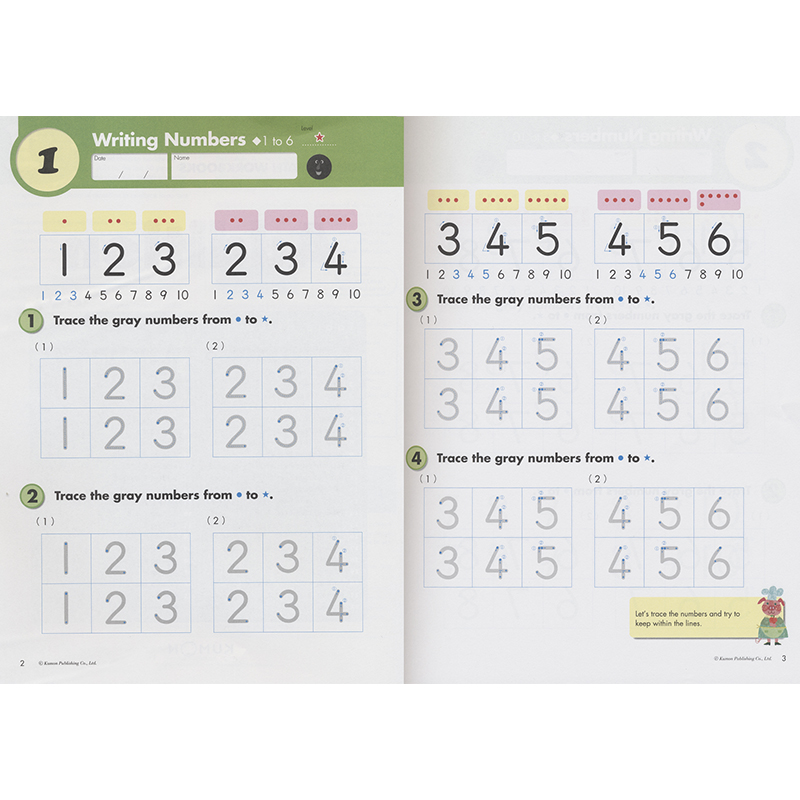 【数学加减乘除法】Kumon Calculation Math Workbooks G1-G6 数学计算系列小学1-6年级 kumon公文式教育 分数和小数 英文原版进口 - 图1