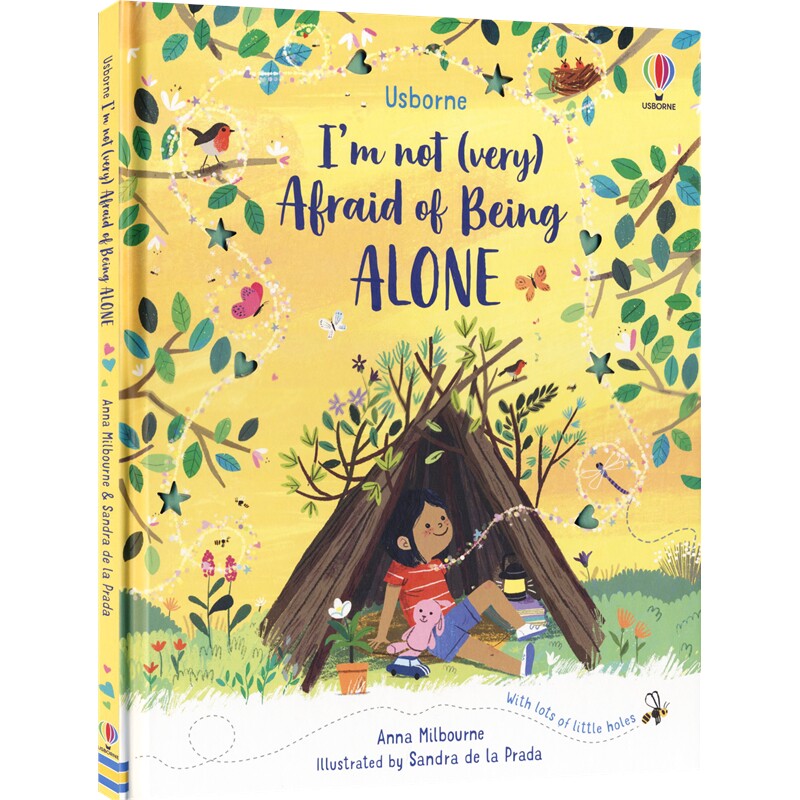 Usborne I'm Not (Very) Afraid of Being Alone 我并不是非常害怕独处 情商管理 低幼故事绘本 英文读物 精装 英文原版进口图书