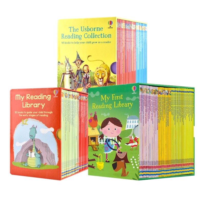 Usborne 我的第一二三四个图书馆全套180册 My First Reading Library 英文原版分级读物 6-12岁儿童英语故事绘本 桥梁章节书