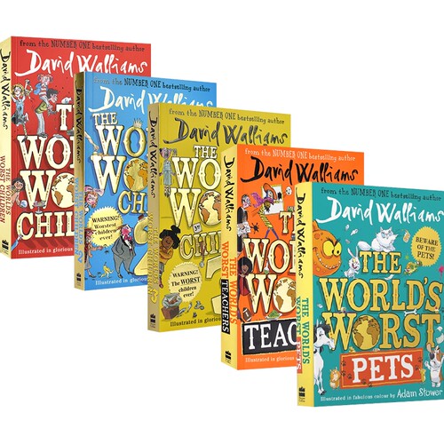 David Walliams The World's Worst Children teachers Pets 全世界糟糕的小孩老师宠物 大卫威廉姆斯英语桥梁章节书 英文原版进口 - 图0