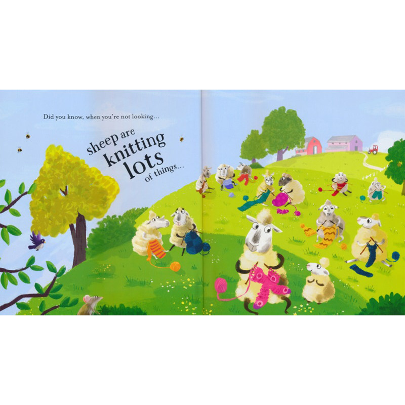 Usborne Sharing for Sheep 乐于分享的绵羊 尤斯伯恩 儿童教养绘本 品行情商 英语故事 幼儿故事图画书 英文原版进口图书