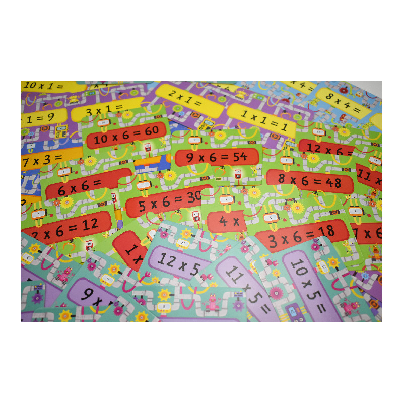 Usborne Times Tables Flash Cards 幼儿启蒙卡片 数学乘法学习 单词幼儿早教英语启蒙绘本边学习边练 英文原版 进口儿童图书