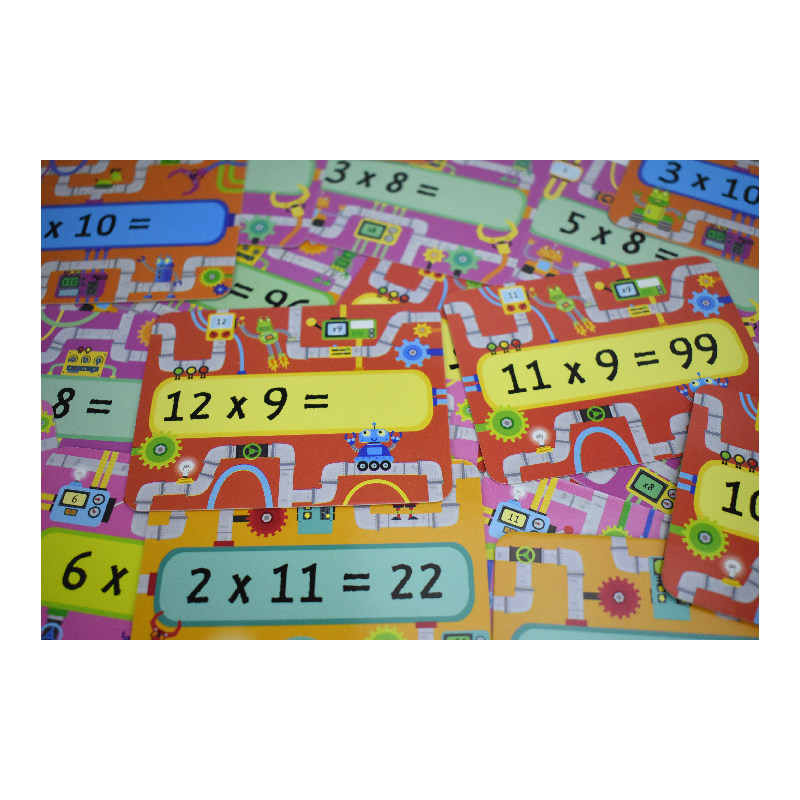 Usborne Times Tables Flash Cards 幼儿启蒙卡片 数学乘法学习 单词幼儿早教英语启蒙绘本边学习边练 英文原版 进口儿童图书