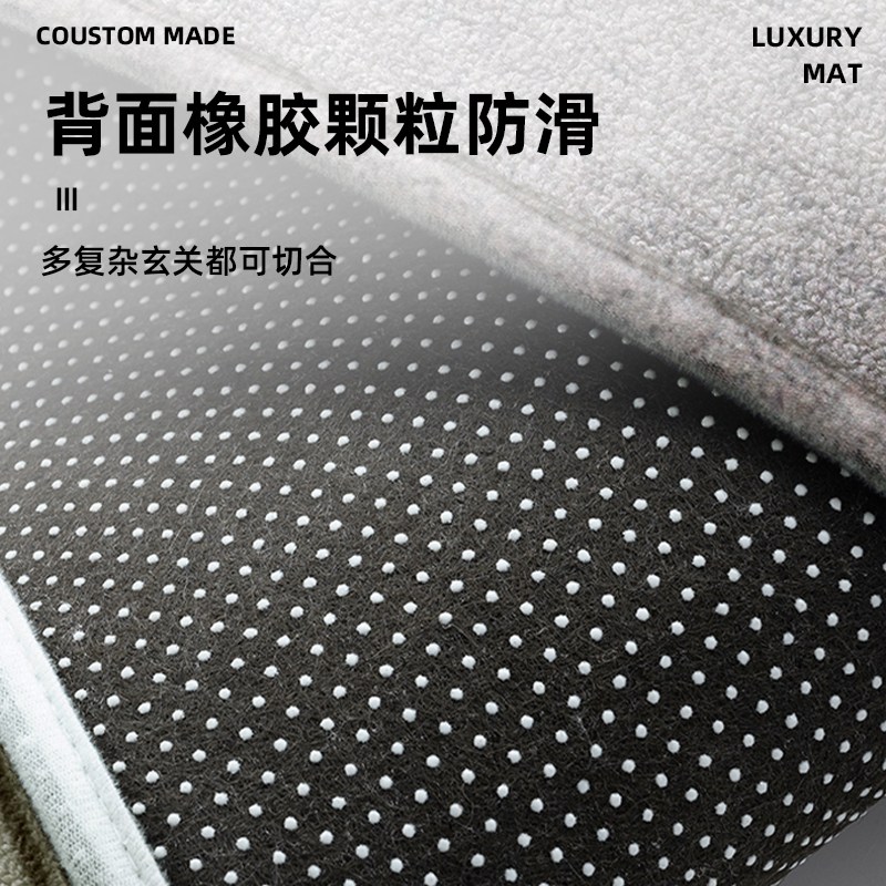 新中式入户门地垫玄关防滑脚垫门厅地毯门垫进门口耐脏可裁剪垫子,淘宝优惠券,粉丝福利购,淘宝优惠卷