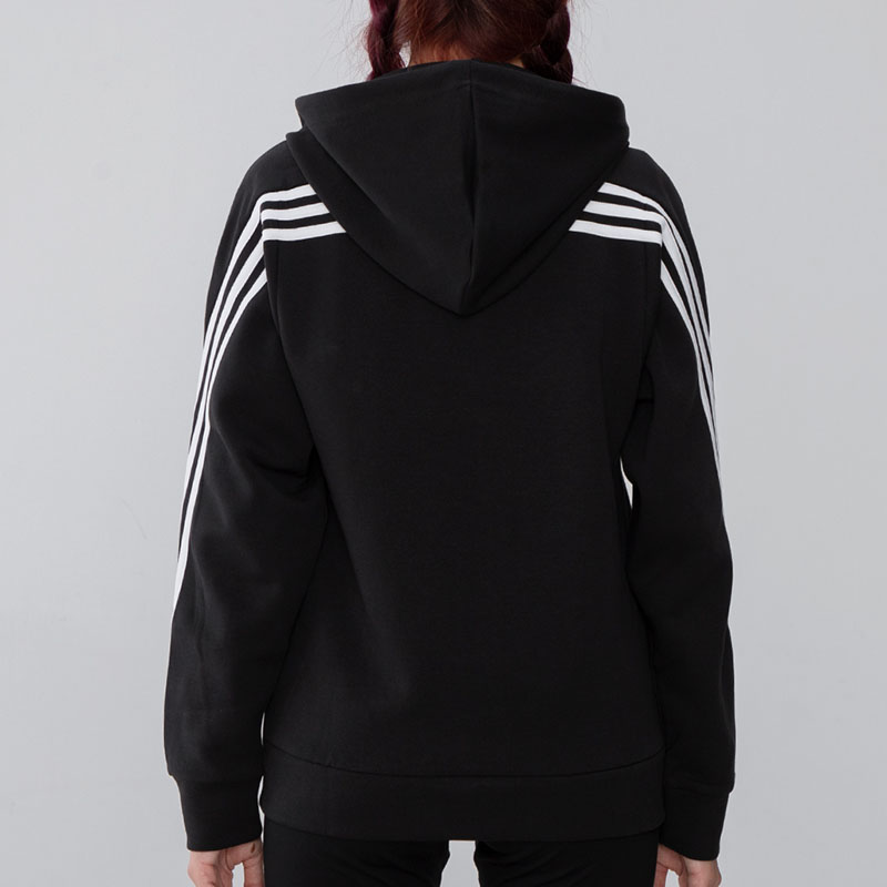 adidas阿迪达斯外套女装连帽棒球服针织长袖运动服夹克H57287-图0