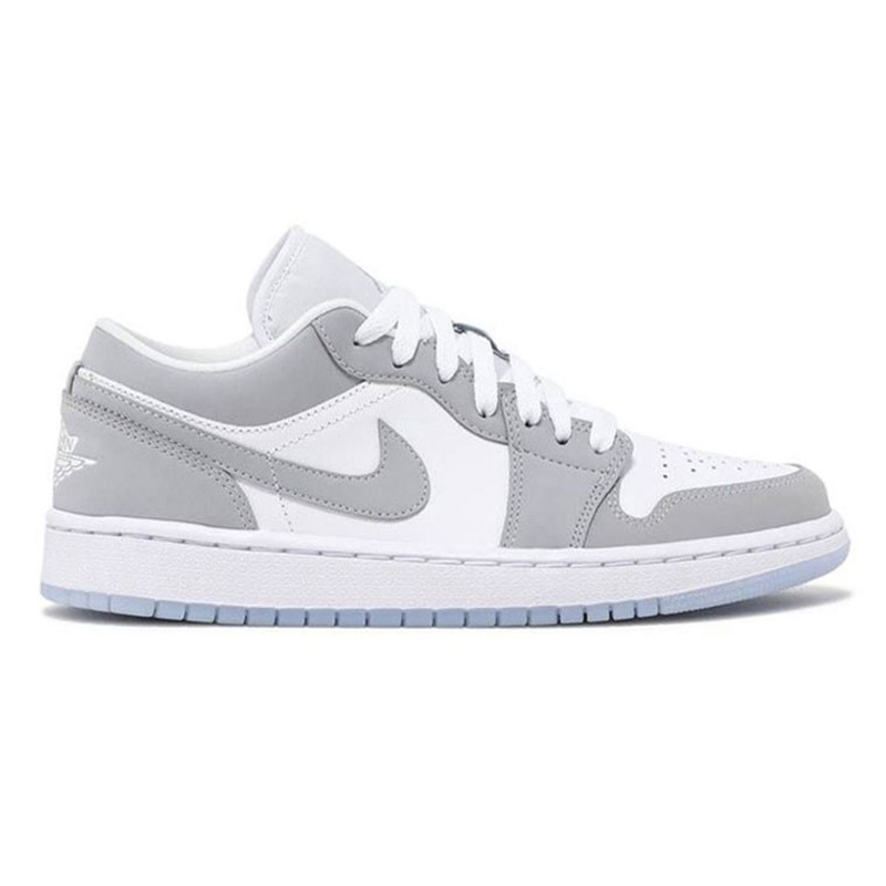 NIKE女鞋Air Jordan 1 Low AJ1烟灰雾霾白灰低帮休闲鞋DC0774-105-图1