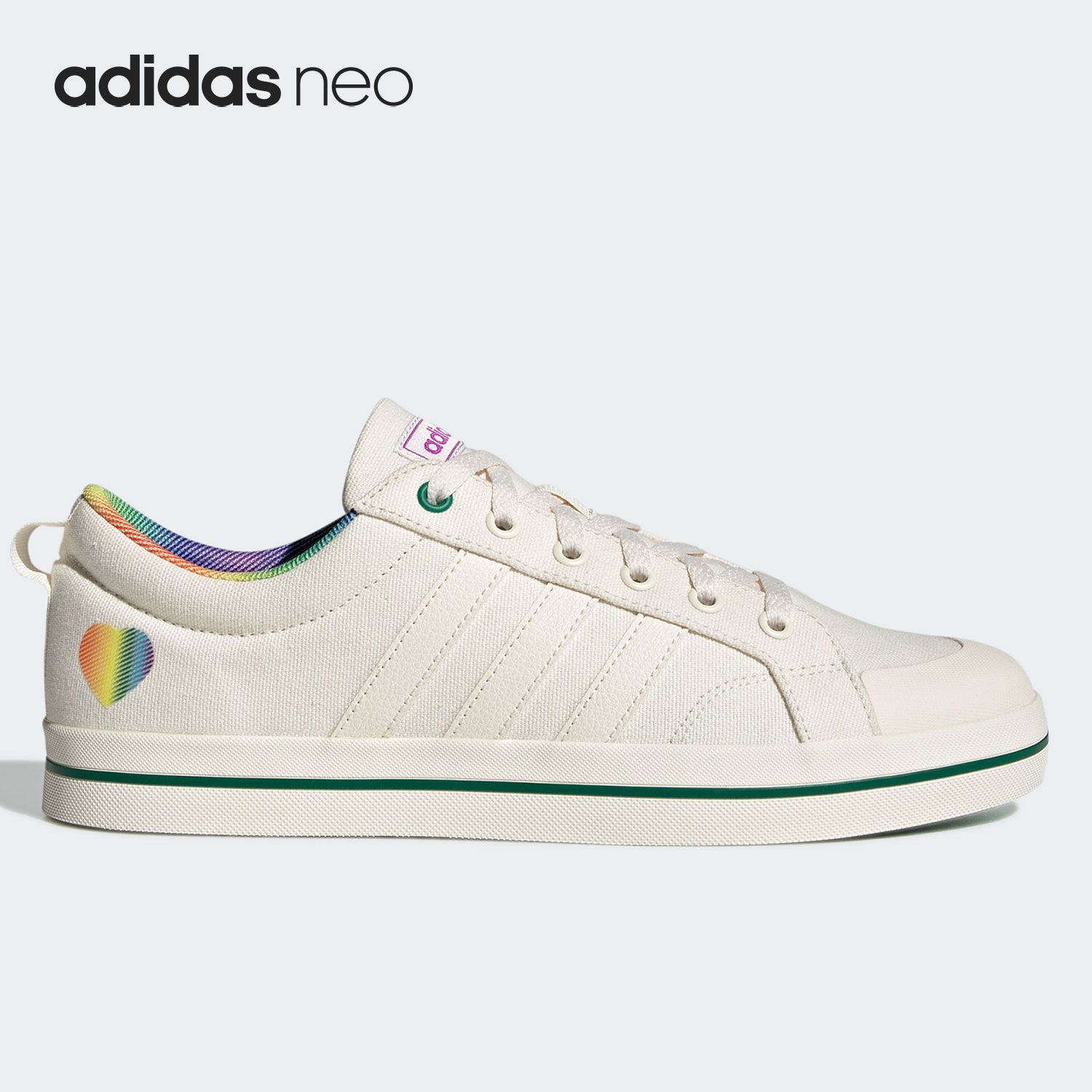 Adidas/阿迪达斯正品 NEO BRAVADA男女低帮帆布鞋板鞋 GZ0814-图0