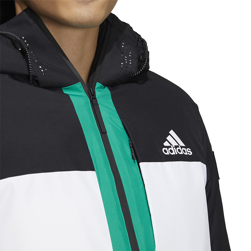 adidas阿迪达斯羽绒服男运动休闲连帽保暖外套IA4215