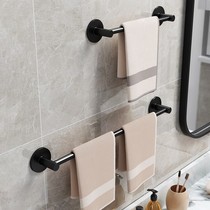 Free Punch Bathroom Single Pole Fur Towel Rack Space Aluminum Toilet Bath Towel Rack Bathroom Towel Rack Bathroom shelve