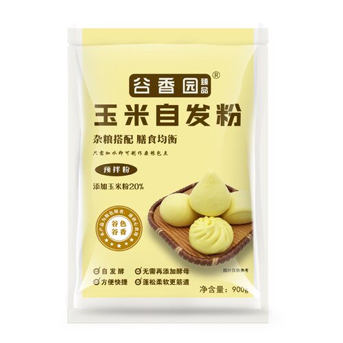 谷香园玉米自发粉包子馒头窝窝头杂粮面中筋紫薯荞麦全麦面粉家用 - 图3