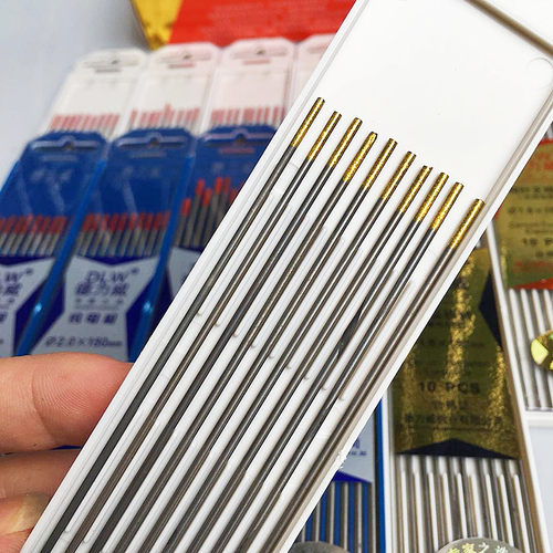 包邮德力威钨针电焊钨极铈钨钍钨焊针氩弧焊接红头1.6金头 灰头针 - 图2