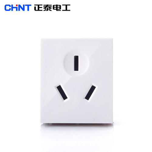 正泰开关插座 118型电源插座模块 NEW5G 16A三孔插座模块 空调插 - 图0