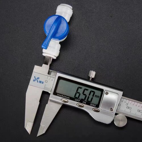 净水器2分球阀开关直通式快接二分水管阀门净水机纯水机塑料配件 - 图0