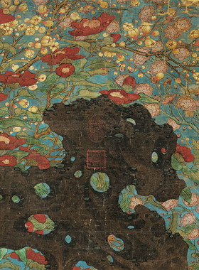 北宋赵昌岁朝图古代花鸟国画画