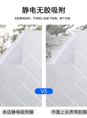 奥玛高磨砂玻璃贴纸防窥拉门