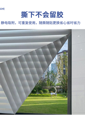 卫生间仿百叶百叶窗户贴纸