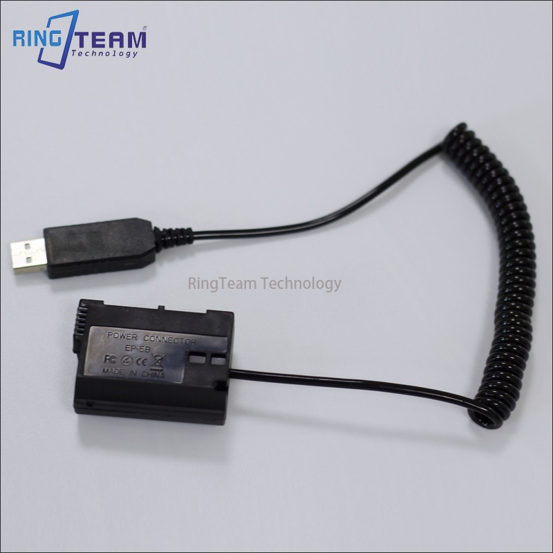 USB款EP-5B假电池适用尼康EN-EL15相机D600 D500 D800 D850D7000 - 图2