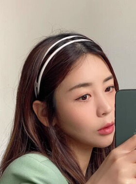 亚克力交叉发箍发饰压发洗脸