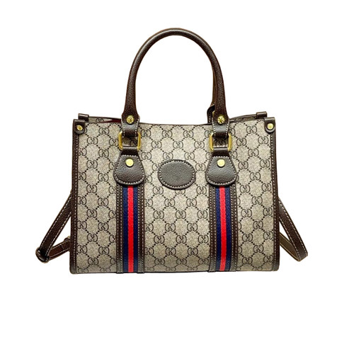 包包女式2025新款高级感通勤托特包硬挺立体大容量手提单肩斜挎包 - 图3