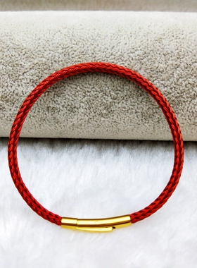 diy按扣大孔珠手绳