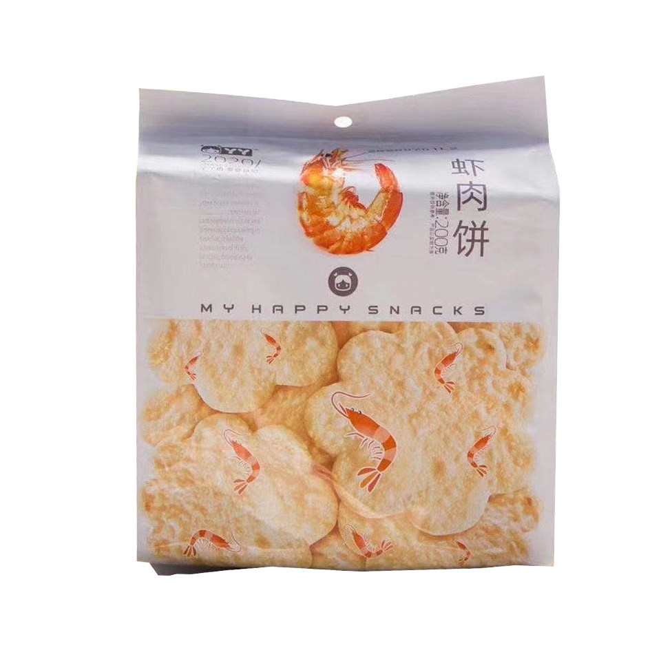 丫丫虾肉饼宝宝独立包装雪米饼 忆香街膨化食品