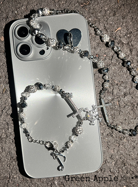 原创y2k辣妹骷髅十字架手链