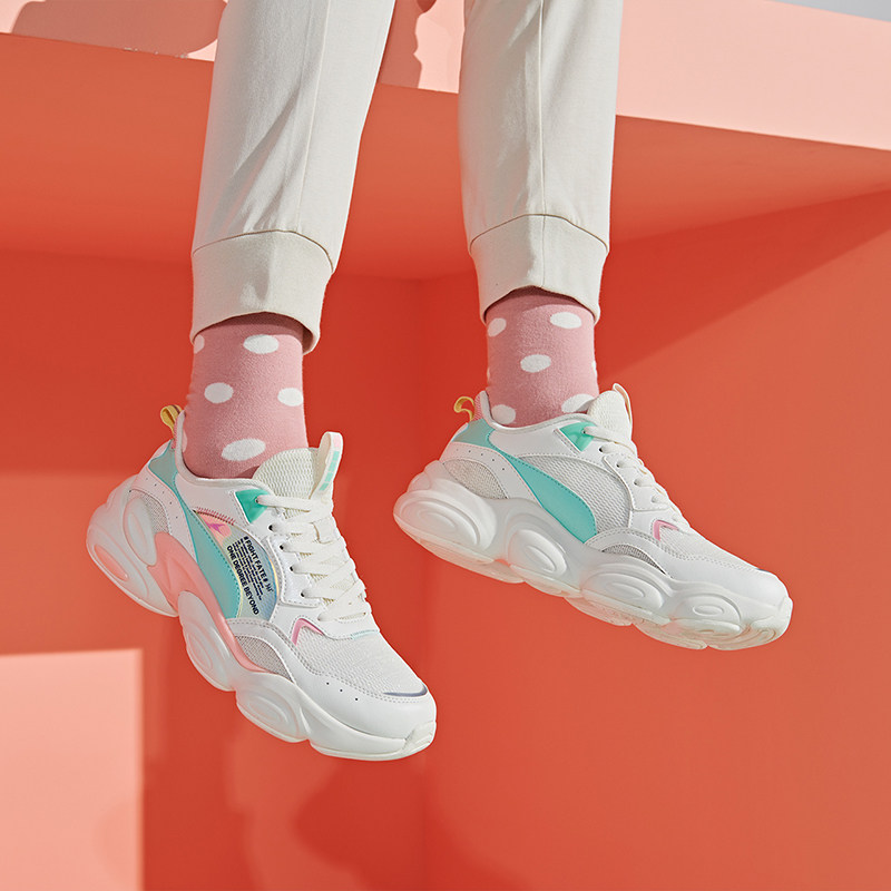 361女鞋跑步鞋网面透气运动鞋轻便透气跑鞋减震老爹鞋特价清仓,淘宝优惠券,粉丝福利购,淘宝优惠卷