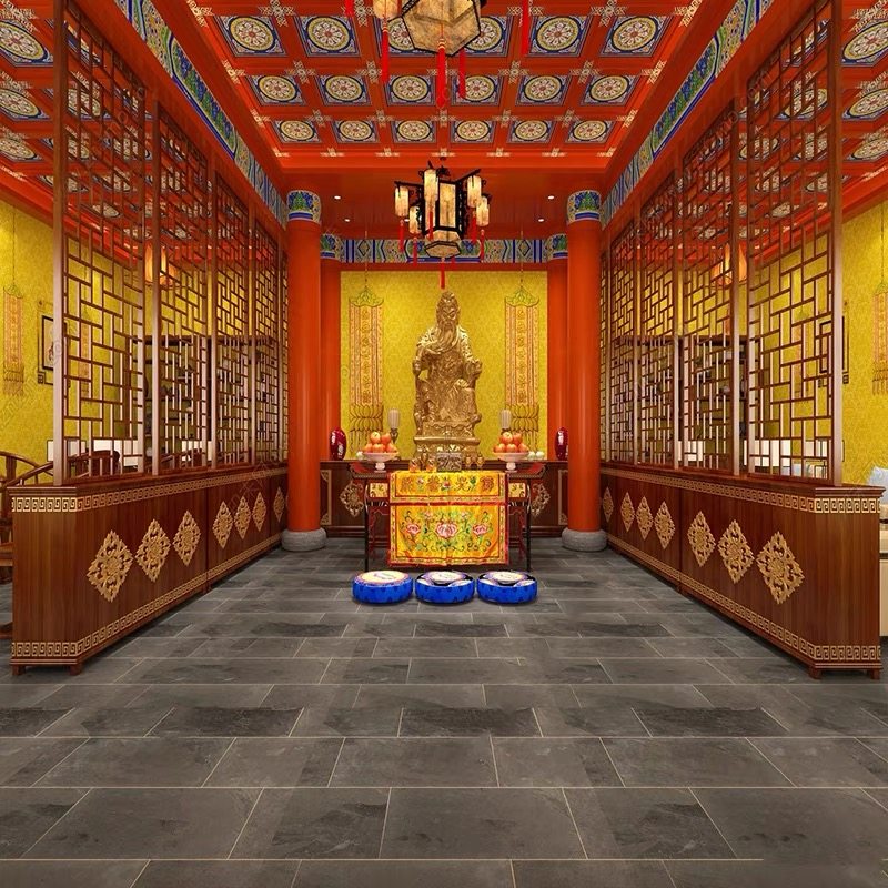 金色莲荷花佛堂天花板墙纸藏式唐卡吊顶壁纸中式禅意寺庙装饰墙布,淘宝优惠券,粉丝福利购,淘宝优惠卷